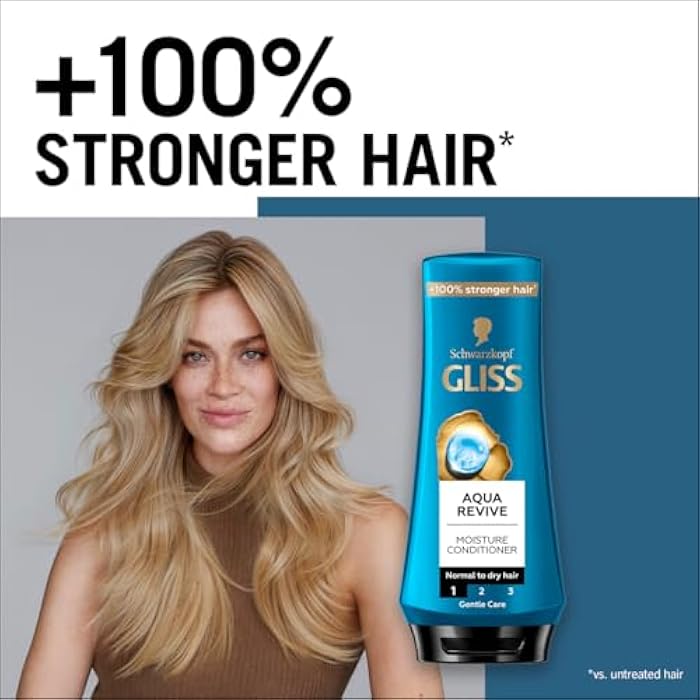 Schwarzkopf GLISS CON 400ML AQUA REVIVE MEA - Image 3